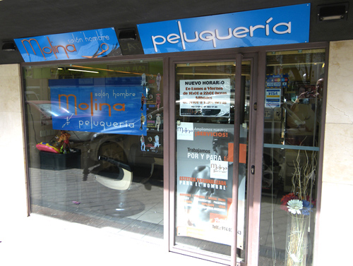 Fachada Sal&oacute;n Hombre